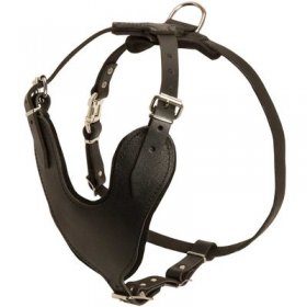 Adjustable Leather Belgian Malinois Harness for Attack / Agitation Training