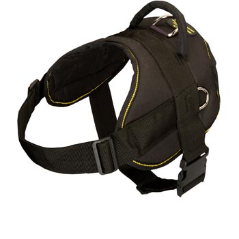 Nylon All Weather Belgian Malinois Harness for Service Dogs