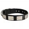 Nylon Belgian Malinois Collar Massive Nickel Plates