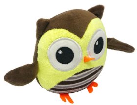 6" Owl Mini Dog Toy