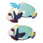 8" Tropical Crinkle/Bone Triggerfish