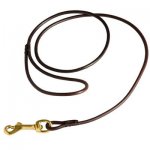 Fully Beneficial Show Leather Belgian Malinois Leash - Comfort for You and Your Dog