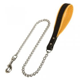 Belgian Malinois HS Dog Leash with Leather Handle