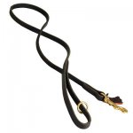 Handcrafted Leather Belgian Malinois Leash for Walking and Tracking