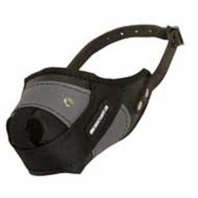 Protection Training Belgian Malinois Muzzle Made of Nylon and Leather