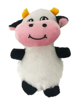 6" Cow Mini Dog Toy