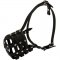 Walking and Training Leather Cage Belgian Malinois Muzzle