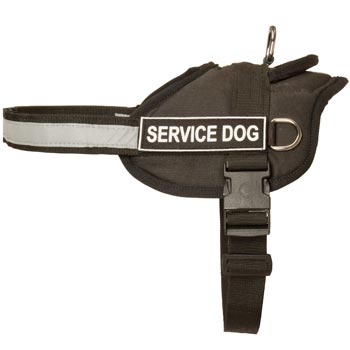 Belgian Malinois Harness Nylon with Reflective Strap