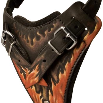 Painted Chest Plate with Felt Padding