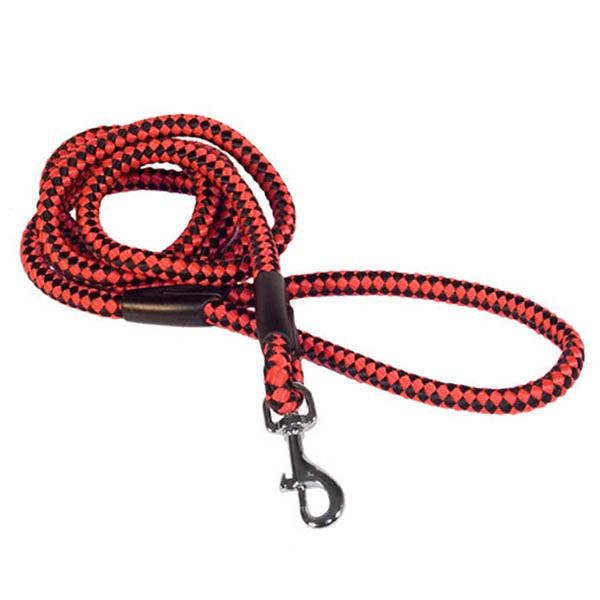 Cord nylon dog leash for Belgian Malinois dog